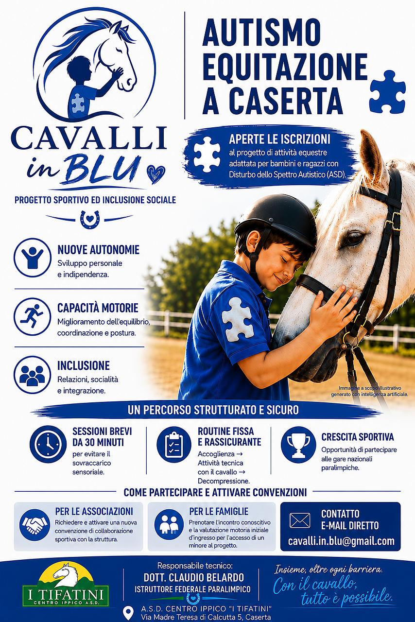 cavalli in blu manifesto