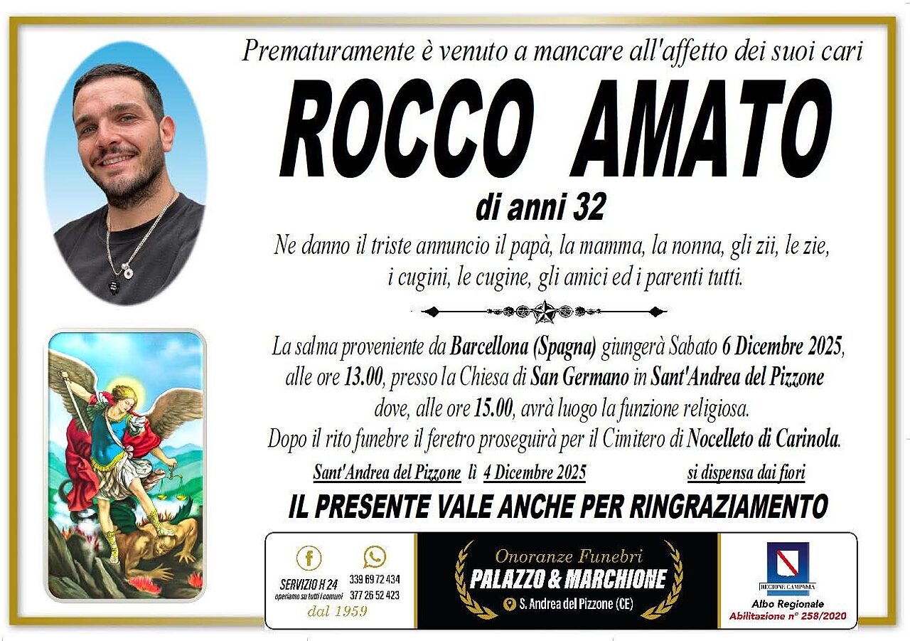 manifesto rocco amato