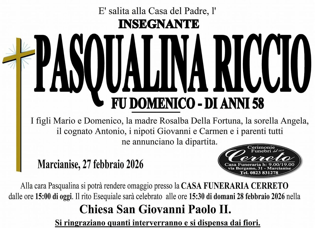 manifesto pasqualina riccio