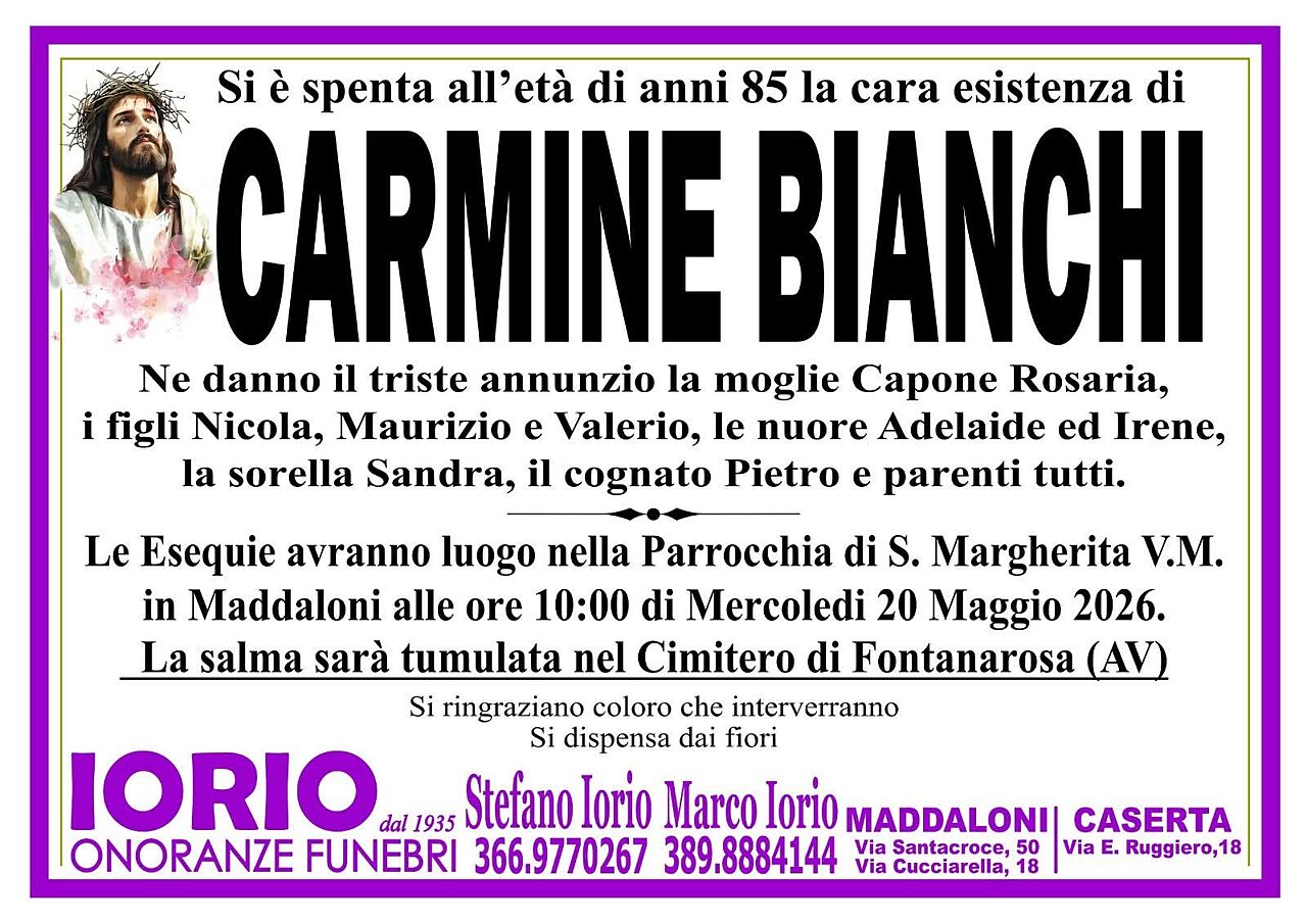 manifesto carmine bianchi