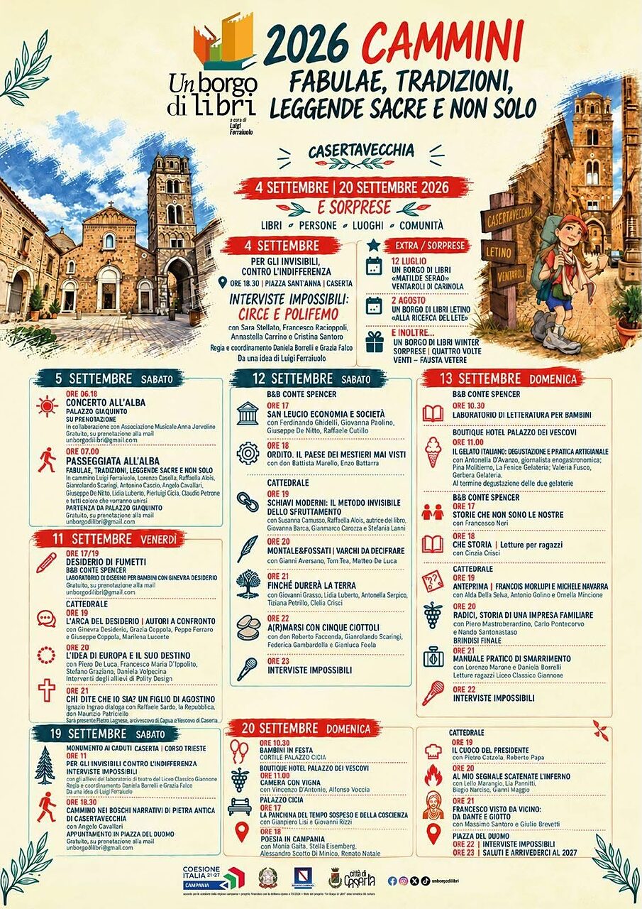 un borgo di libri programma