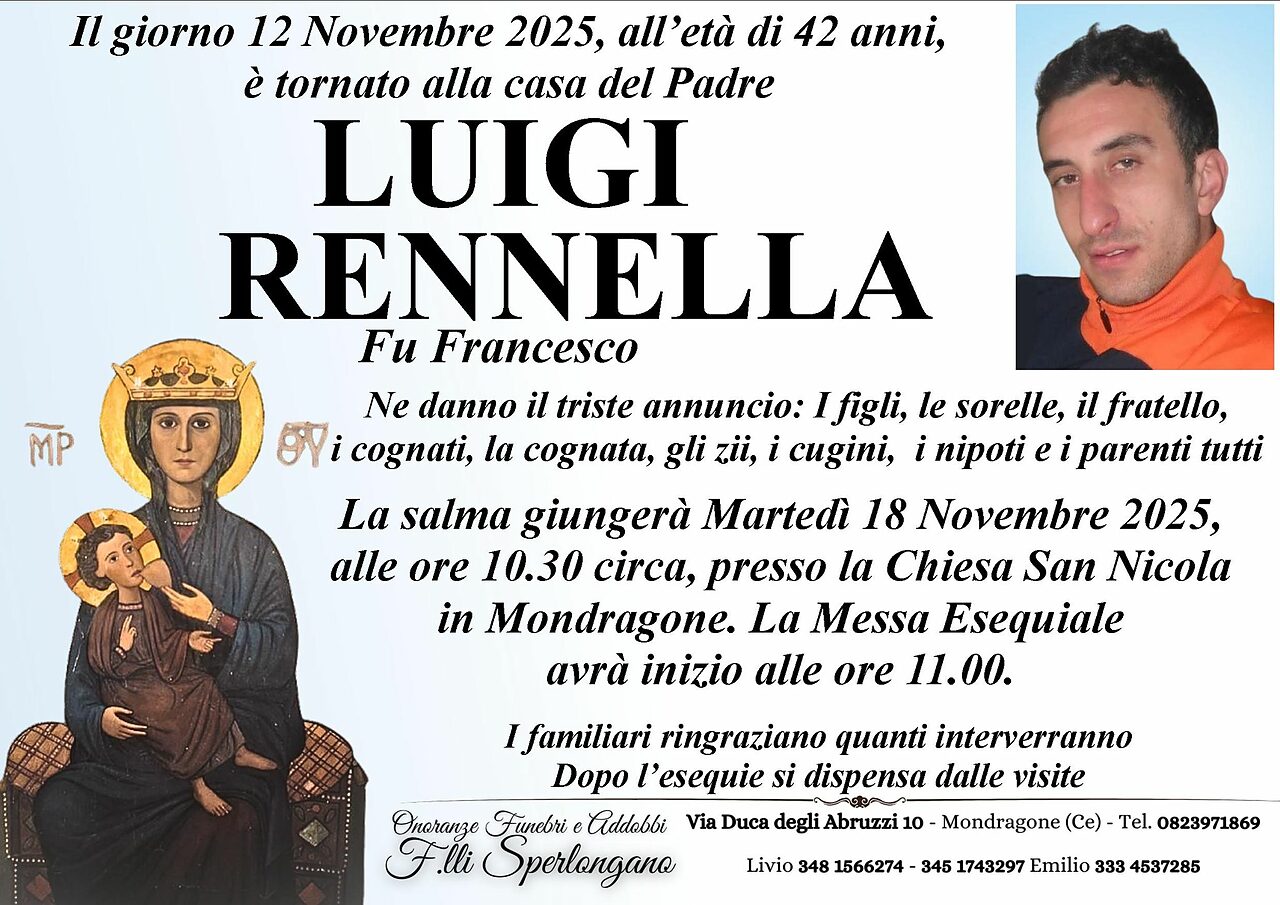 manifesto luigi rennella