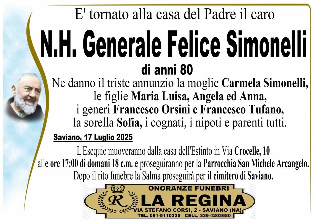 morte generale simonelli