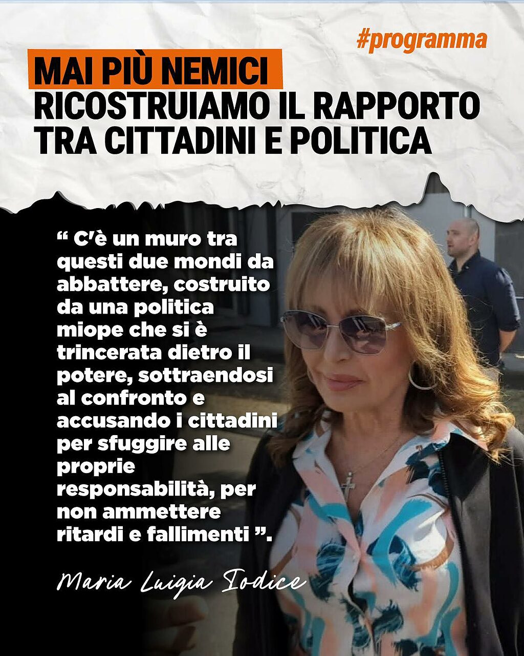 maria luigia iodice campagna elettorale