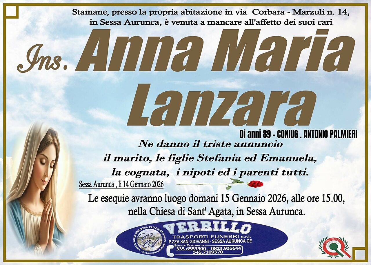 manifesto anna maria lanzara