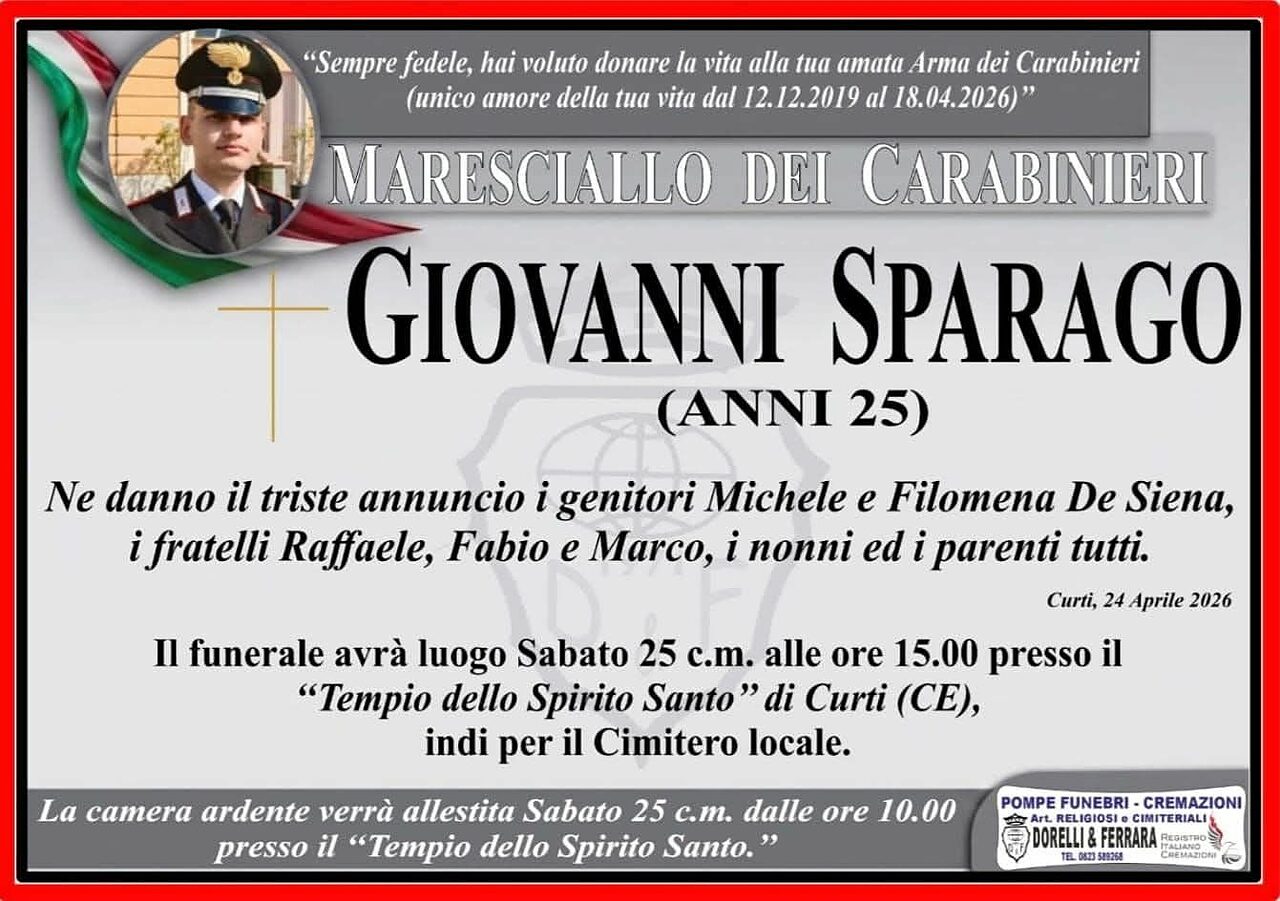 manifesto giovanni sparago