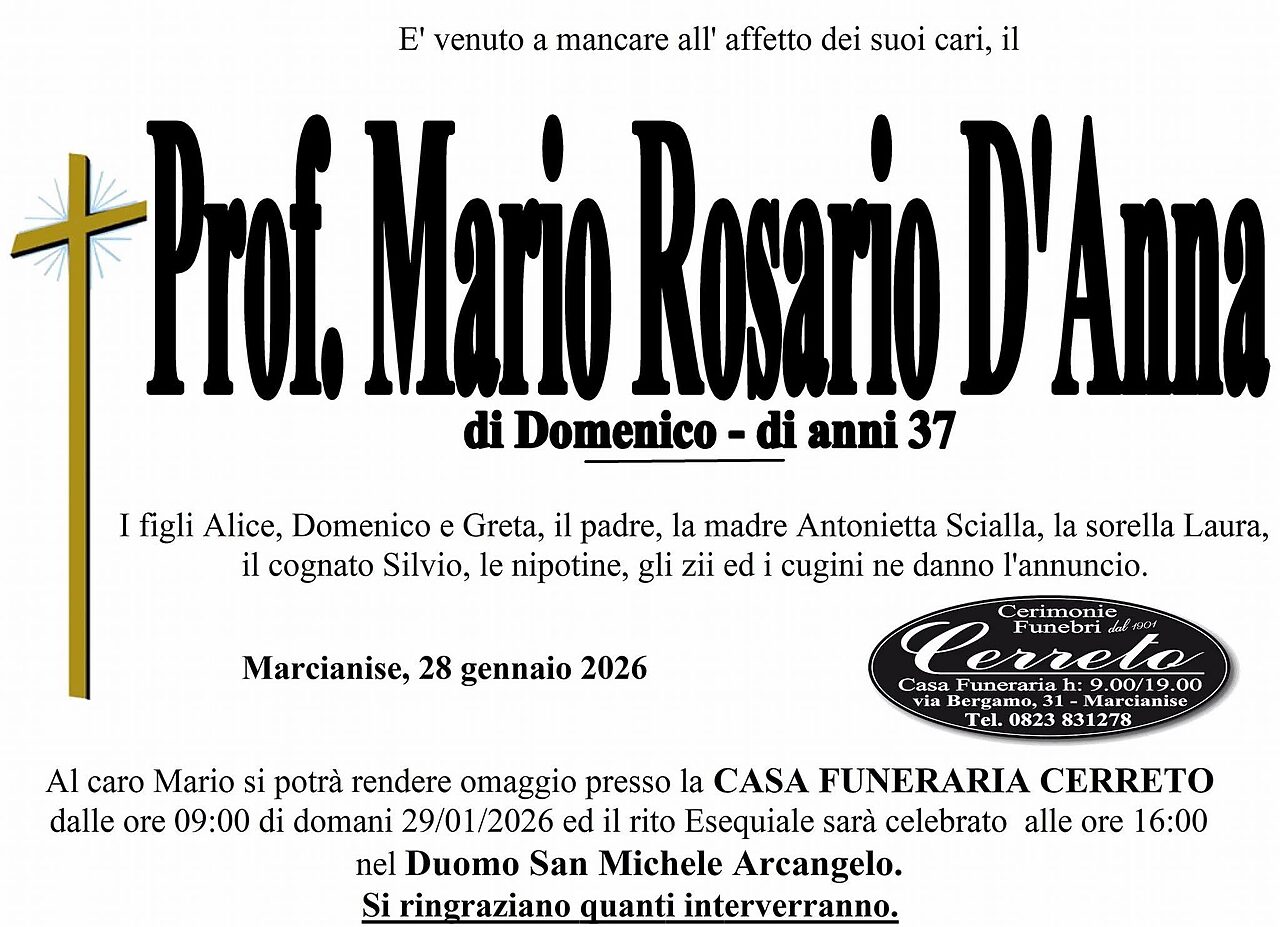 manifesto mario d'anna