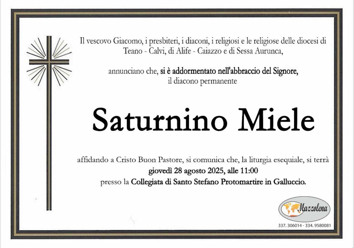 manifesto saturnino miele