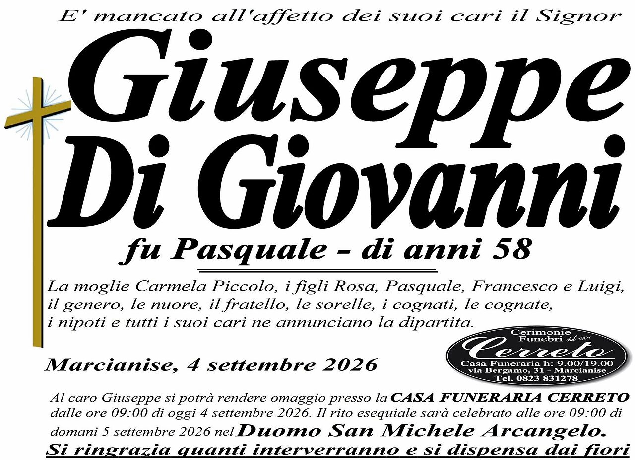 manifesto giuseppe di giovanni