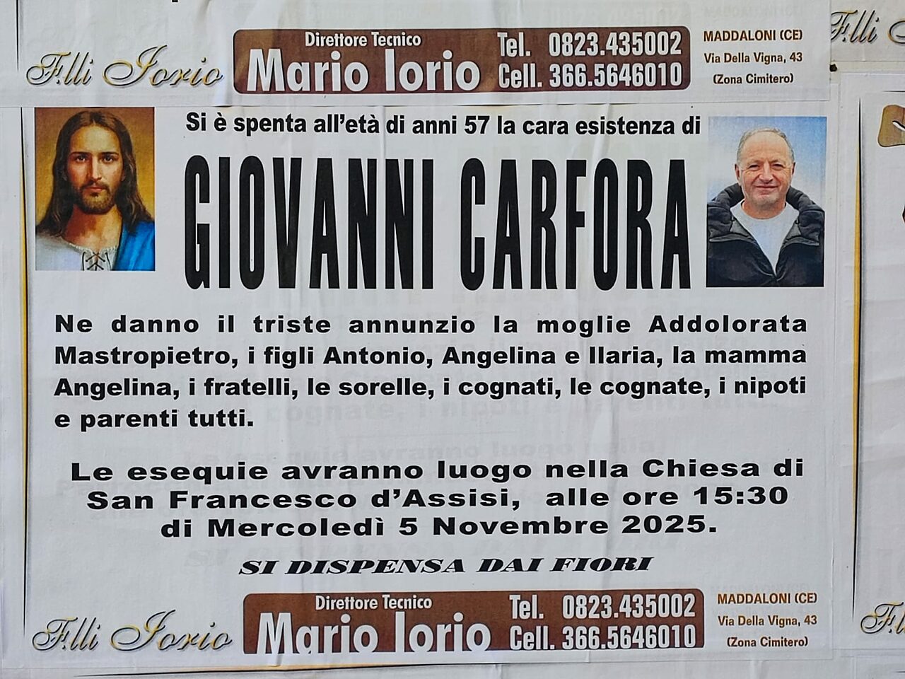 giovanni carfora manifesto