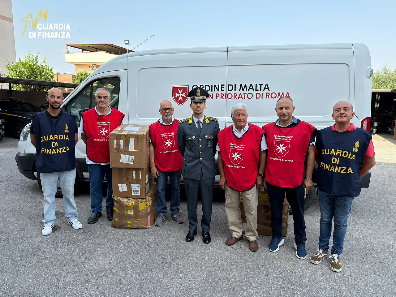 donazione guardia di finanza