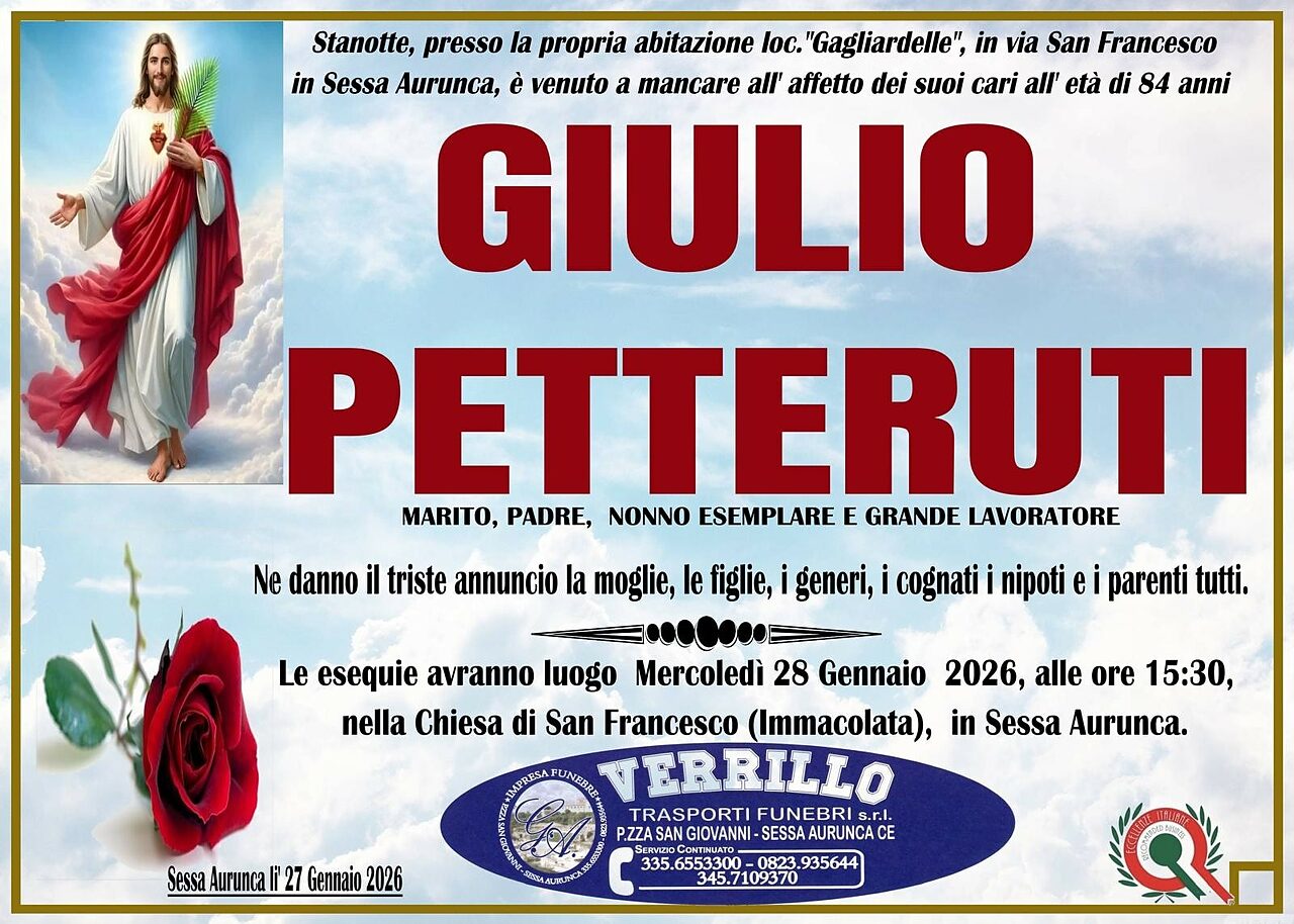manifesto giulio petteruti