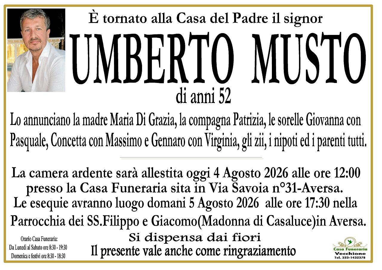 manifesto umberto musto