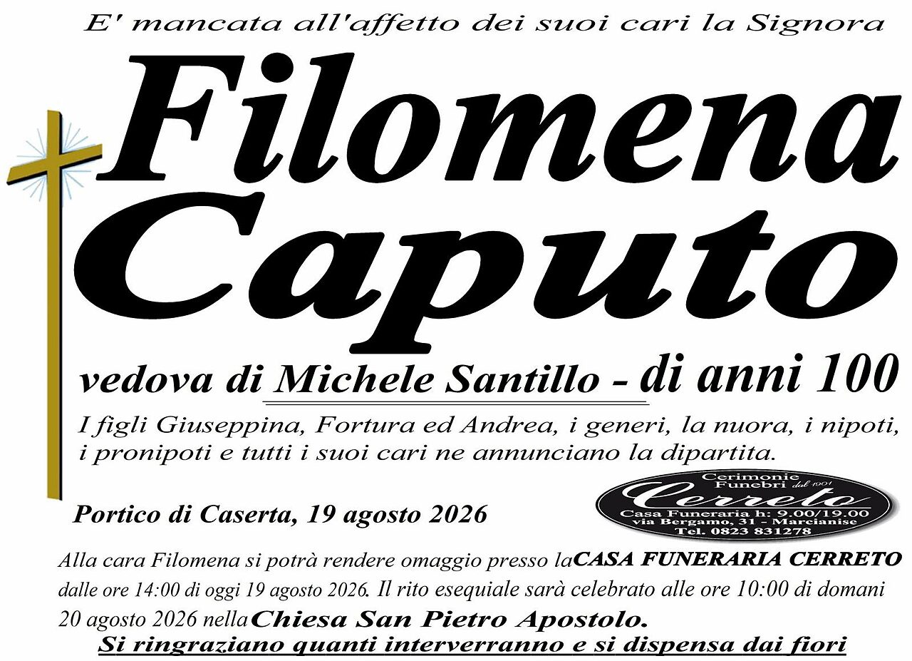 manifesto filomena caputo