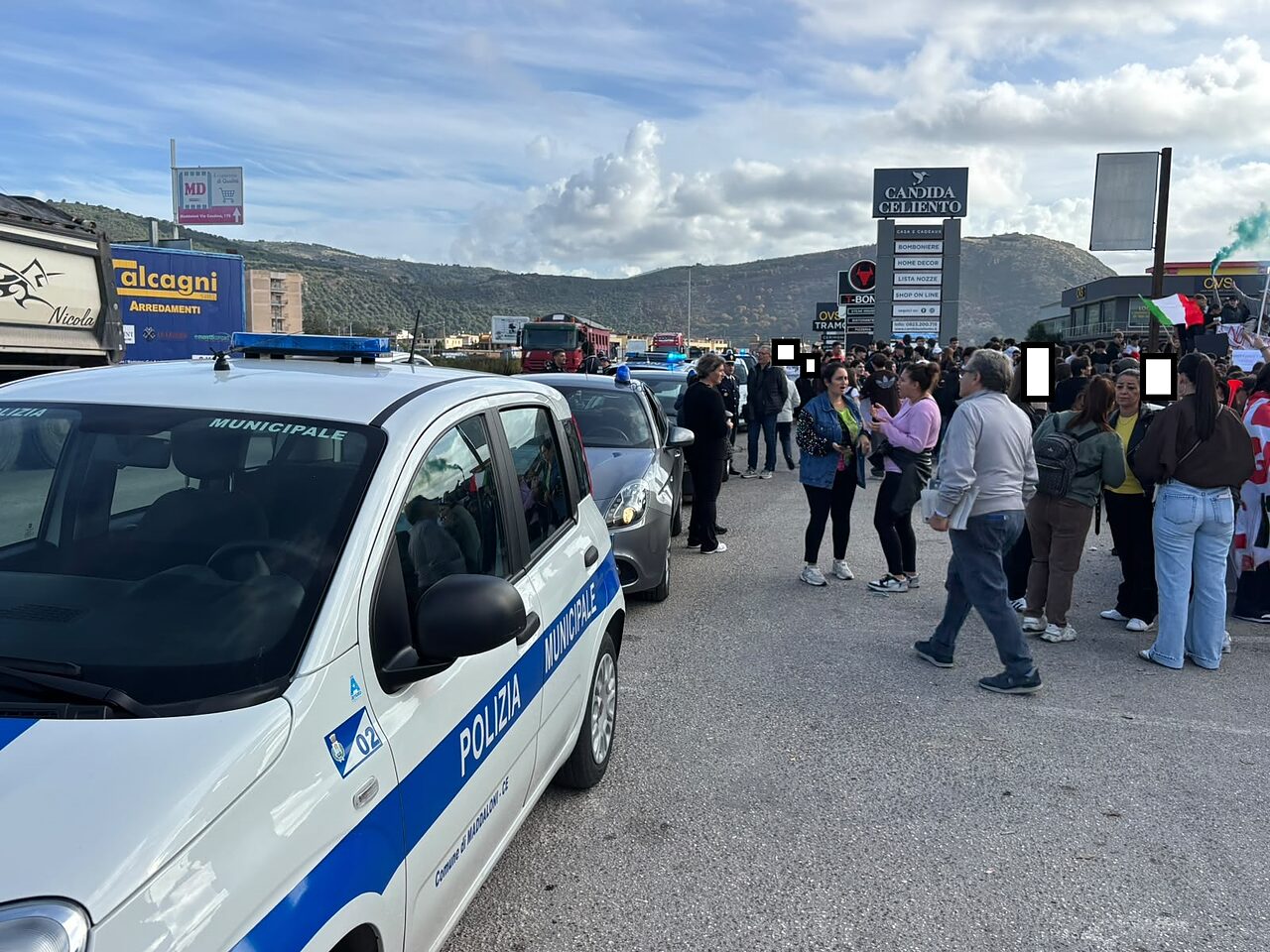 protesta studenti maddaloni