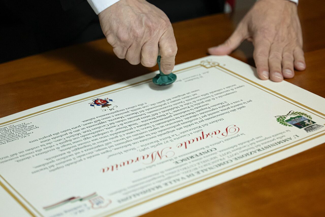 lettera di benemerenza