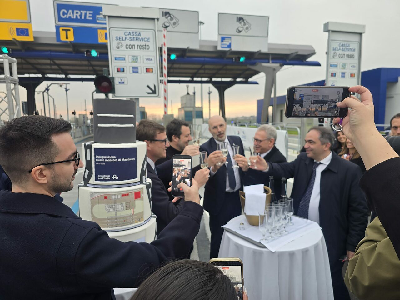 inaugurazione casello maddaloni