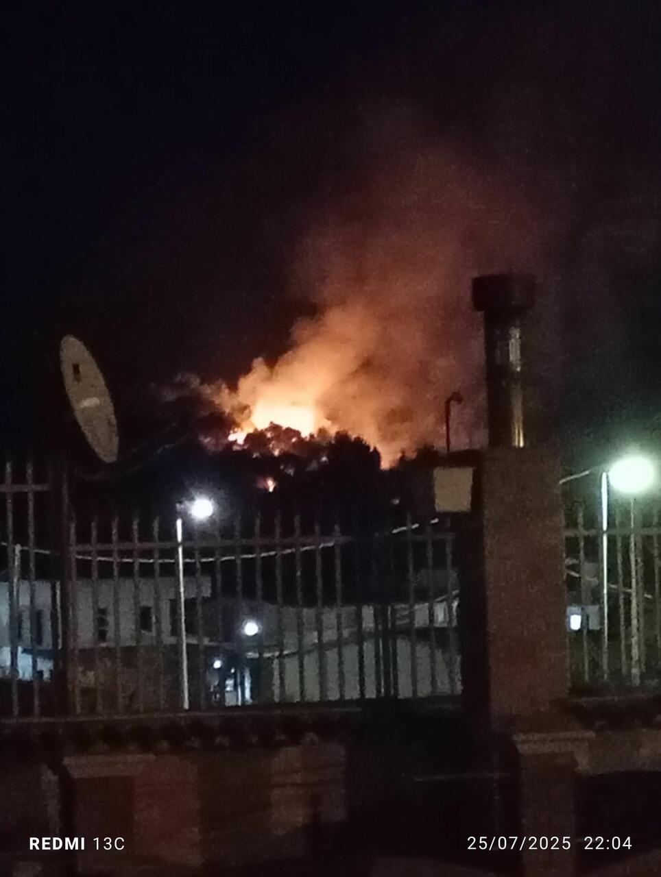 Incendio san felice