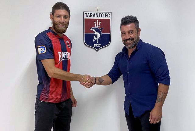 Marco Caldore con il ds Francesco Montervino