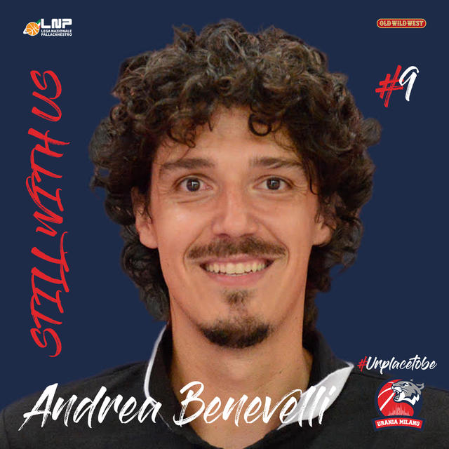Urania Milano rinnova con il Capitano, Benevelli resta con i Wildcats Urania Milano rinnova con il Capitano, Benevelli resta con i Wildcats
