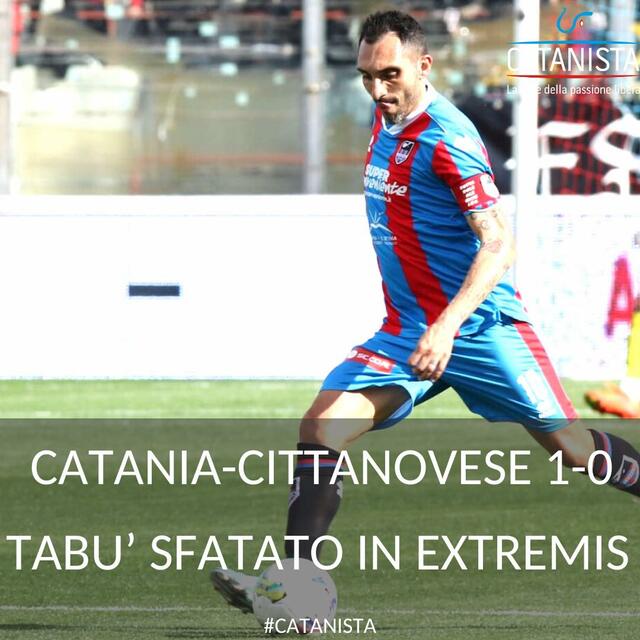 CataniaCittanovese 10 all'ultimo sospiro sfatato il tabù