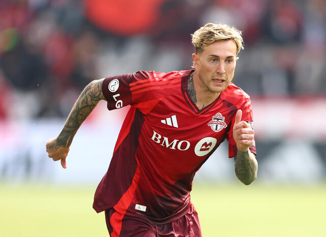 Federico Bernardeschi in campo con la maglia del Toronto in MLS