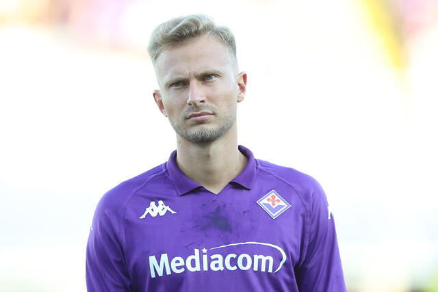 Antonin Barak con la maglia della Fiorentina 