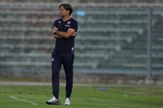 Daniele Galloppa durante una partita della Primavera viola