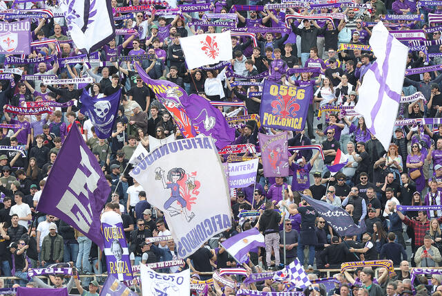 Tifosi della Fiorentina al Franchi 