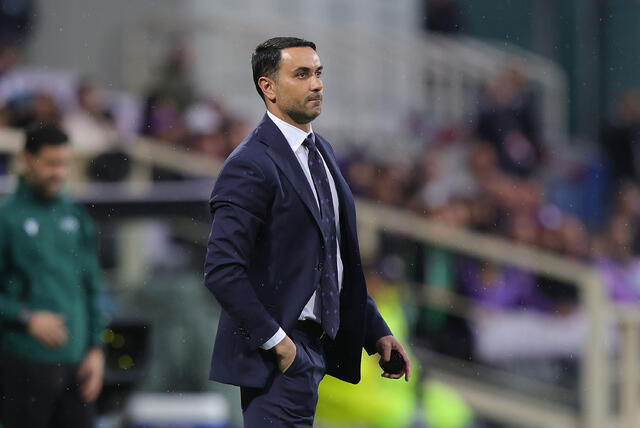 Raffaele Palladino alla guida della Fiorentina al Franchi 