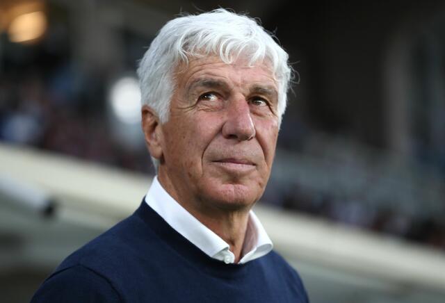 Il tecnico della Roma Gian Piero Gasperini 