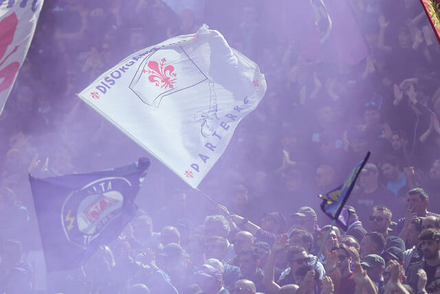 Tifosi della Fiorentina al Franchi 
